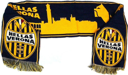 Sciarpa-Jacquard-Hellas-Verona-Calcio-Con-Monumenti-Arena-Di-Torre-Dei-Lamberti