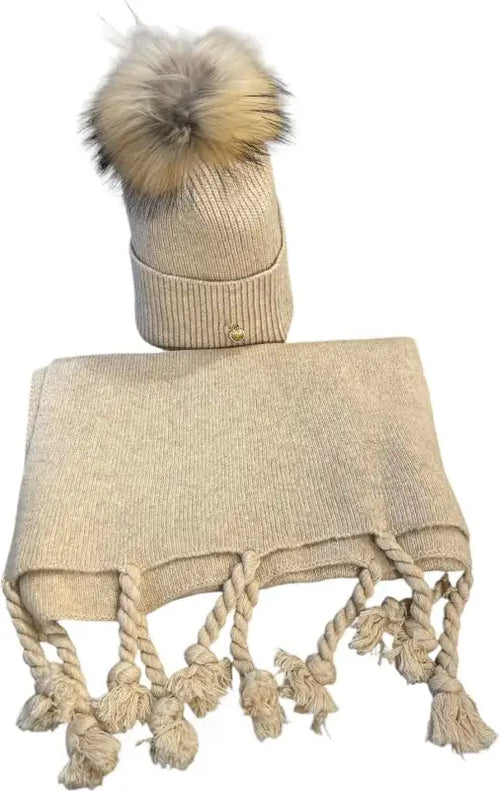 Sciarpa Mixed Cashmire - Beige / Taglia Unica - Sciarpe