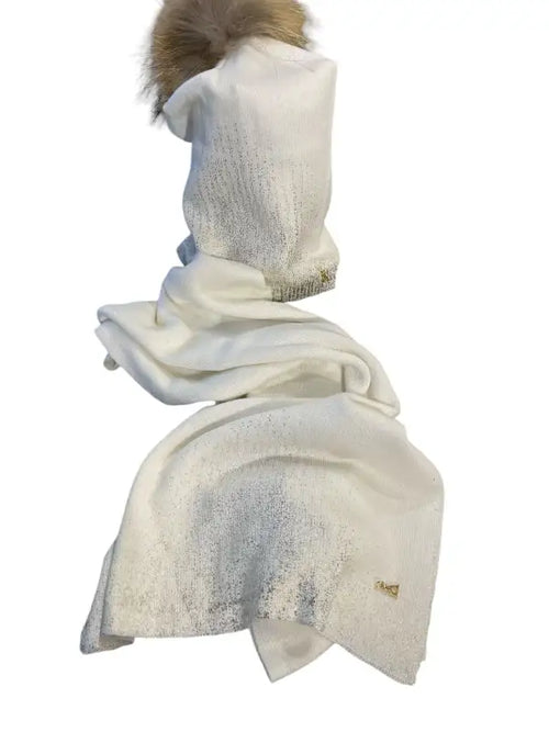 Sciarpa Mixed Cashmire - Bianco / Taglia Unica - Sciarpe