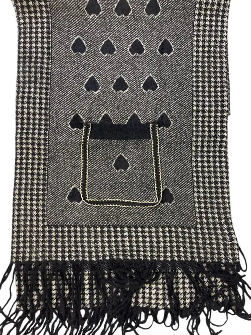 Sciarpa Mixed Wool - Nero / Taglia Unica - Sciarpe