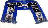 Sciarpa Sampdoria Braccio Di Ferro Modello Jacquard per Tifosi Stadio Sport e tempo libero/Fan Shop/Calcio/Abbigliamento/Sciarpe e scialli Il Distintivo - Pesaro, Commerciovirtuoso.it