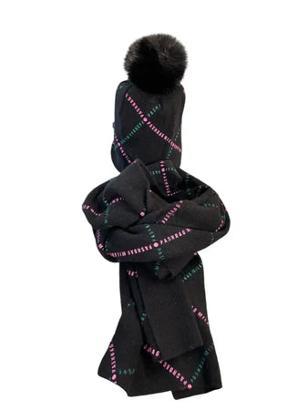 Sciarpa Scarf & Hat - Nero / Taglia Unica - Sciarpe