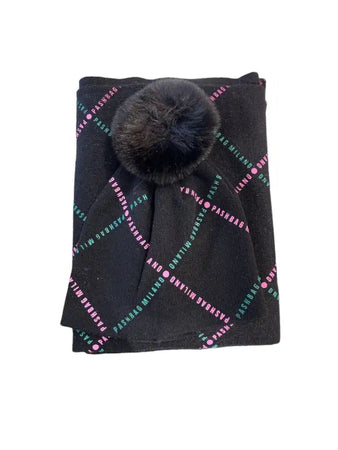 Sciarpa Scarf & Hat - Nero / Taglia Unica - Sciarpe
