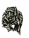 Sciarpa Scarf - Nero/Beige / Taglia Unica - Sciarpe