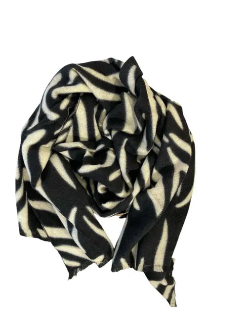 Sciarpa Scarf - Nero/Beige / Taglia Unica - Sciarpe