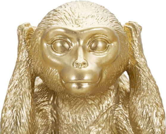 Scimmia-Non-Vedo/Non-Sento/-Non-Parlo-Set-3-Pz-Cm-13X14X19.5