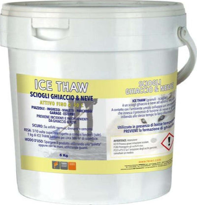 Sciogli ghiaccio e neve 'Ice thaw' ad azione rapida e inodore 5 kg Fai da te/Prodotti per la costruzione/Materiali da costruzione/Materie prime per la costruzione/Cemento La Zappa - Altamura, Commerciovirtuoso.it
