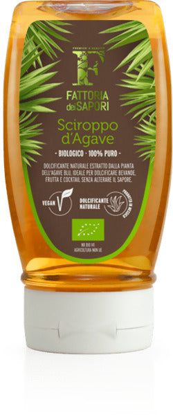 Sciroppo d’Agave Puro Biologico . Estratto dalle piante di Agave Blu provenienti dalle coltivazioni biologiche messicane,