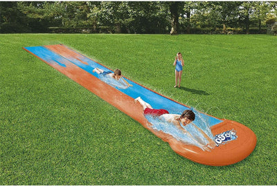 Scivolo Doppio Acquascivolo Giochi Giardino Gonfiabili Con Spruzzi 488 Cm 52328 Giochi e giocattoli/Sport e giochi all'aperto/Giochi aquatici e piscine per bambini/Giochi e giocattoli da piscina/Scivoli gonfiabili galleggianti Trade Shop italia - Napoli, Commerciovirtuoso.it
