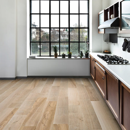 Pavimento laminato ad incastro con tappetino "Vinyl Superior" pannelli di rivestimento a secco effetto legno