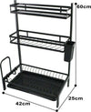 Scolapiatti Colapiatti Base Appoggio In Acciaio 3 Ripiani 42 X 25x 60 Cm Mj-6014 Casa, arredamento e bricolage > Cucina > Accessori cucina Trade Shop italia - Napoli, Commerciovirtuoso.it