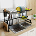Scolapiatti-Colapiatti-Base-Appoggio-In-Acciaio-86x52-Organizer-Cucina-Scaffale