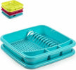 Scolapiatti Quadrato In Plastica Colorata Con Porta Posate Accessorio Cucina Casa, arredamento e bricolage > Cucina > Accessori cucina Trade Shop italia - Napoli, Commerciovirtuoso.it
