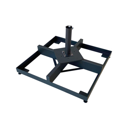 Base per ombrellone a palo centrale a croce in metallo "Made In Italy"