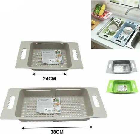 Scolatutto Allungabile Regolabile Scola Piatti Gocciolatoio Accessorio Da Cucina Casa e cucina/Organizzazione interni/Contenitori e barattoli da cucina/Portaoggetti e supporti/Scolapiatti Trade Shop italia - Napoli, Commerciovirtuoso.it