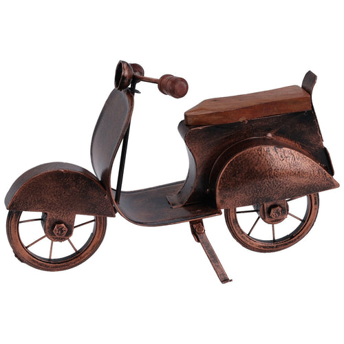 Scooter decorativo in ferro decorazione ambienti 27 x 17,5 cm