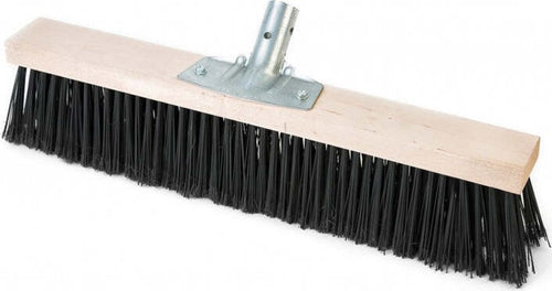 Scopa industriale con supporto in legno e setole piumate in fibra sintetica nera Casa e cucina/Detergenti e prodotti per la pulizia/Pulizia pavimenti/Prodotti lavapavimenti/Mop bagnato e asciutto La Zappa - Altamura, Commerciovirtuoso.it