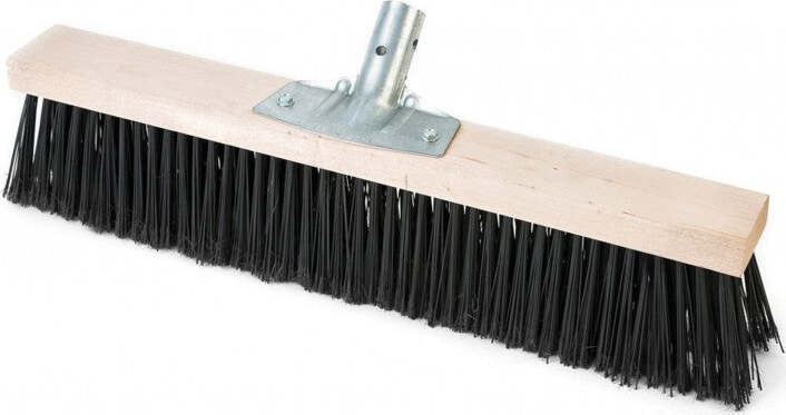 Scopa industriale con supporto in legno e setole piumate in fibra sintetica nera Casa e cucina/Detergenti e prodotti per la pulizia/Pulizia pavimenti/Prodotti lavapavimenti/Mop bagnato e asciutto La Zappa - Altamura, Commerciovirtuoso.it