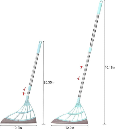 Scopa Pieghevole 2 In 1 Tergivetro Mop In Silicone Spazza E Lava Pavimenti Vetri Casa, arredamento e bricolage > Pulizia e Bucato > Pulizia Pavimenti Trade Shop italia - Napoli, Commerciovirtuoso.it