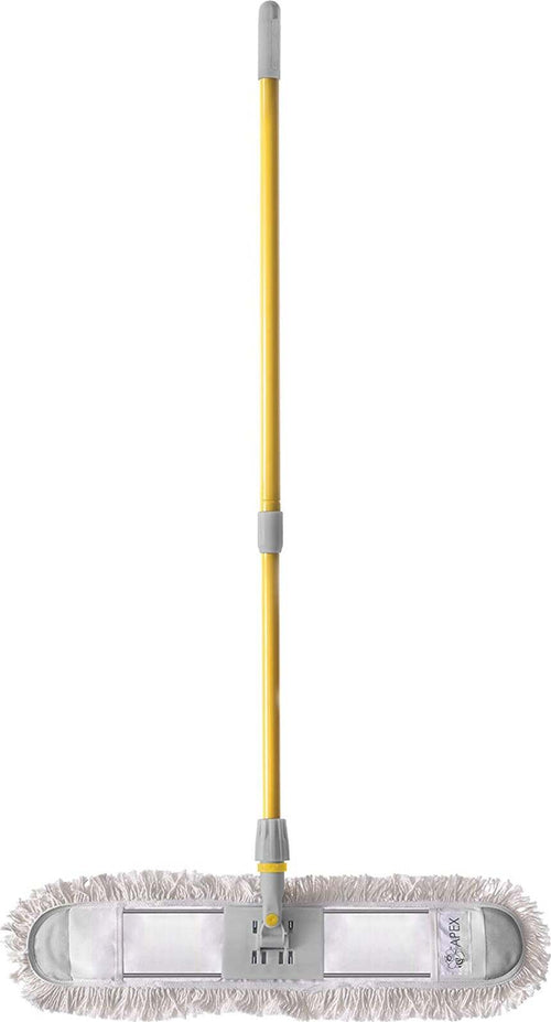 Scopa professionale con manico in metallo e panno lavabile in cotone Casa e cucina/Detergenti e prodotti per la pulizia/Pulizia pavimenti/Prodotti lavapavimenti/Mop bagnato e asciutto La Zappa - Altamura, Commerciovirtuoso.it