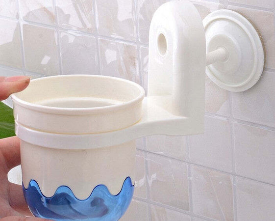 SCOPINO CON PORTA SCOPINO A PARETE CON ATTACCO A VENTOSA ACCESSORI PER BAGNO  Trade Shop italia - Napoli, Commerciovirtuoso.it