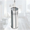 Scopino-Da-Bagno-Con-Setole-In-Plastica-Bianca-E-Portascopino-In-Metallo