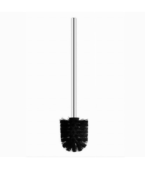 Scopino Ricambio Scopettino Spazzola Wc Bagno Con Manico Acciaio Setole Nere 87146