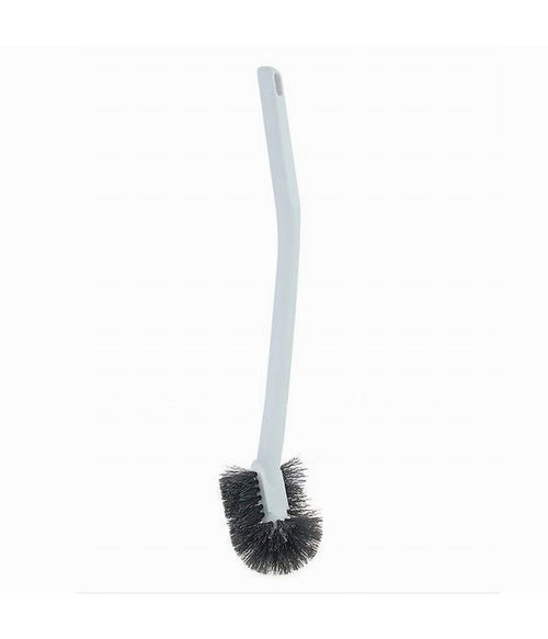 Scopino Spazzola Per Pulizia Wc Bagno In Plastica Manico Lungo Curvo 42 Cm 87621