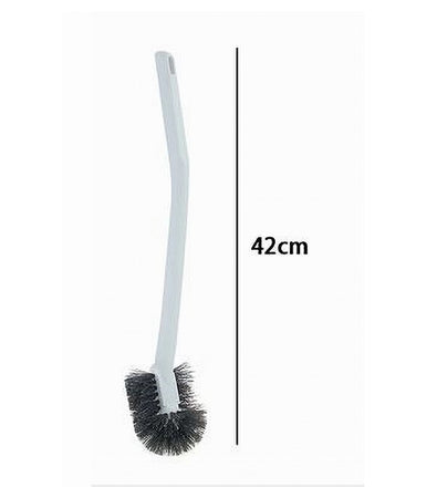 Scopino Spazzola Per Pulizia Wc Bagno In Plastica Manico Lungo Curvo 42 Cm 87621