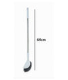 Scopino Spazzola Wc Bagno Pulizia Profonda Con Manico Lungo Gancio 64 Cm 87622