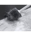 Scopino Wc Setole In Silicone Plastica Spazzola Ricambio Pulizia Profonda 87619