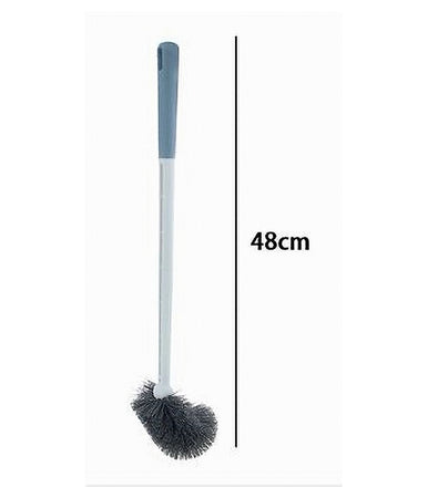 Scopino Wc Spazzola Design Curvo Pulizia Bagno Manico Lungo 48 Cm Con Foro 87617