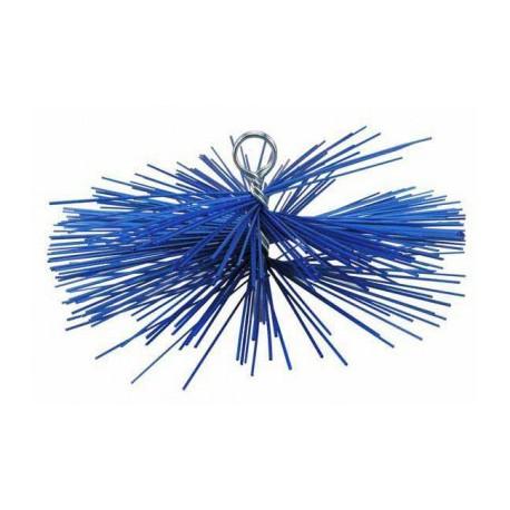 Scovolo in nylon tondo per spazza camini tipo professionale, pulizia canne fumarie.