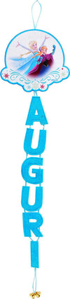 Scritta Auguri in Panno Fuoriporta Disney Frozen con Campanellini, Blu, 90891 Ciao Casa e cucina/Decorazioni per interni/Addobbi e decorazioni per ricorrenze/Decorazioni natalizie/Ghirlande e corone Scontolo.net - Potenza, Commerciovirtuoso.it