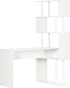 Scrivania-Angolare-Moderna-in-Truciolato-per-Ufficio-e-Studio-con-Ripiano-a-4-Livelli,-120x80x176-cm,-Bianco-ZS7836-509ZS7