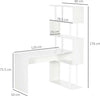 Scrivania-Angolare-Moderna-in-Truciolato-per-Ufficio-e-Studio-con-Ripiano-a-4-Livelli,-120x80x176-cm,-Bianco-ZS7836-509ZS7