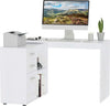 Scrivania-Angolare-per-Computer-da-Ufficio-con-Cassettiera-117×83.5×76cm-Bianco-ZV2920-037WTZV2