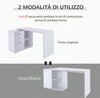 Scrivania-Angolare-per-Computer-da-Ufficio-con-Cassettiera-117×83.5×76cm-Bianco-ZV2920-037WTZV2
