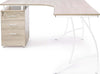 Scrivania angolare rovere con cassettiera da ufficio e cameretta 151 cm Casa e cucina/Arredamento/Studio/Scrivanie e postazioni di lavoro/Scrivanie Decor Space - Altamura, Commerciovirtuoso.it