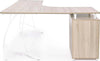 Scrivania angolare rovere con cassettiera da ufficio e cameretta 151 cm Casa e cucina/Arredamento/Studio/Scrivanie e postazioni di lavoro/Scrivanie Decor Space - Altamura, Commerciovirtuoso.it