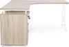 Scrivania angolare rovere con cassettiera da ufficio e cameretta 151 cm Casa e cucina/Arredamento/Studio/Scrivanie e postazioni di lavoro/Scrivanie Decor Space - Altamura, Commerciovirtuoso.it
