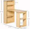 Scrivania-Computer-con-Libreria-Salvaspazio,-Tavolo-da-Pranzo-per-Ufficio-e-Studio-in-Truciolato-120x55x120-cm-RE1836-069RE1