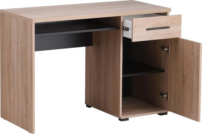 Scrivania con 1 anta ed 1 cassetto 108 x 50 cm postazione porta PC per cameretta Casa e cucina/Arredamento/Studio/Scrivanie e postazioni di lavoro/Postazioni di lavoro per computer Decor Space - Altamura, Commerciovirtuoso.it