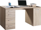 Scrivania con 5 cassetti, postazione porta PC da ufficio e cameretta 140 cm Made in Italy Casa e cucina/Arredamento/Studio/Scrivanie e postazioni di lavoro/Postazioni di lavoro per computer Decor Space - Altamura, Commerciovirtuoso.it