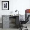 Scrivania con 5 cassetti, postazione porta PC da ufficio e cameretta 140 cm Made in Italy Casa e cucina/Arredamento/Studio/Scrivanie e postazioni di lavoro/Postazioni di lavoro per computer Decor Space - Altamura, Commerciovirtuoso.it