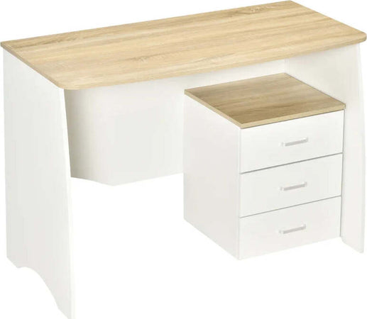 Scrivania-con-Cassettiera-Moderna-in-Legno,-Scrivania-PC-per-Camera-e-Ufficio,-110x55x75cm-ZG2836-468ZG2