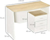 Scrivania-con-Cassettiera-Moderna-in-Legno,-Scrivania-PC-per-Camera-e-Ufficio,-110x55x75cm-ZG2836-468ZG2