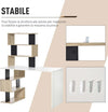 Scrivania-con-Libreria-per-Camera,-Scrivania-Ufficio,-Scrivania-Porta-PC-in-Legno-Multicolore,-120x60x148cm-ZW2836-413ZW2