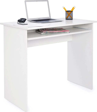 Scrivania con vano estraibile 81 x 52 cm postazione porta PC per cameretta Made in Italy