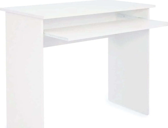 Scrivania con vano estraibile 81 x 52 cm postazione porta PC per cameretta Made in Italy